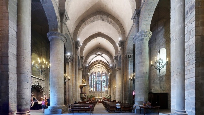 Basílica de Saint-Nazaire e Saint-Celse, Carcassonne, França<br />Foto Victor Hugo Mori 