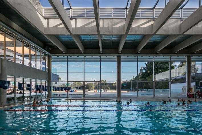 Sesc Guarulhos, Guarulhos, 2019. Arquitetos Lilian Dal Pian e Renato Dal Pian / Dal Pian Arquitetos<br />Foto Nelson Kon / Sesc SP 
