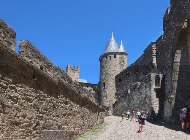 Muralha de Carcassonne, França<br />Foto Victor Hugo Mori 
