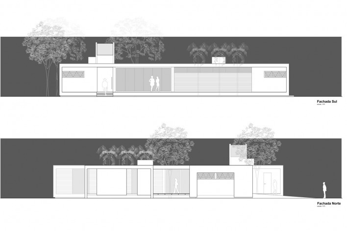 Fachadas Sul e Norte<br />Otra Arquitetura 