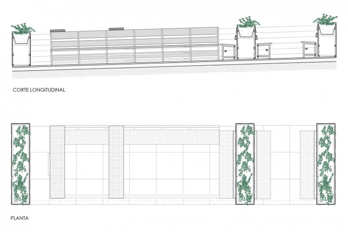 Parklet Maria Antônia, São Paulo, 2014, arquiteto Homã Alvico<br />Imagem divulgação 