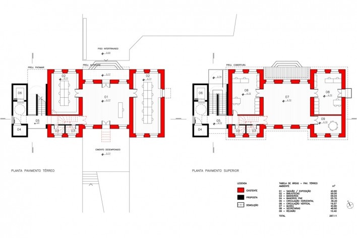 Plantas<br />Desenho Centro Arquitetura 