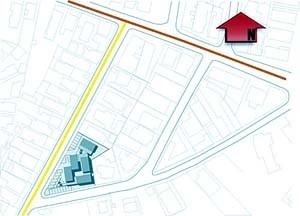 Planta localização<br />Imagem dos autores do projeto 