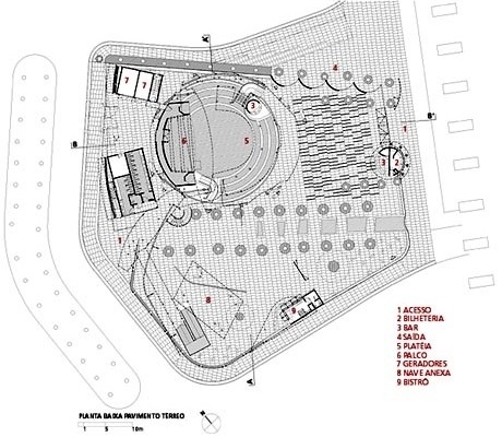 Circo voador. Térreo<br />Imagem dos autores do projeto 