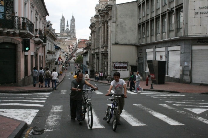 Habitantes de Quito, Equador<br />Foto Silvana Romano 