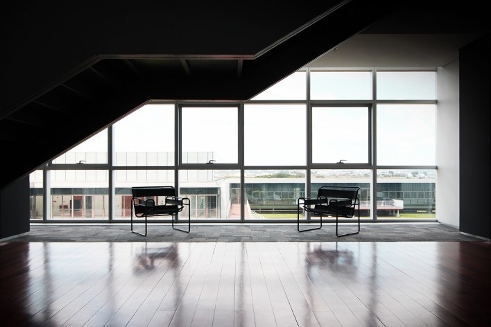 Fecomércio, Sesc e Senac do Rio Grande do Sul, Porto Alegre RS, 2020. Arquitetos Dario Corrêa Durce, Emerson Vidigal, Eron Costin, Fabio Henrique Faria e João Gabriel Rosa (autores) / Estúdio 41<br />Foto Eron Costin 