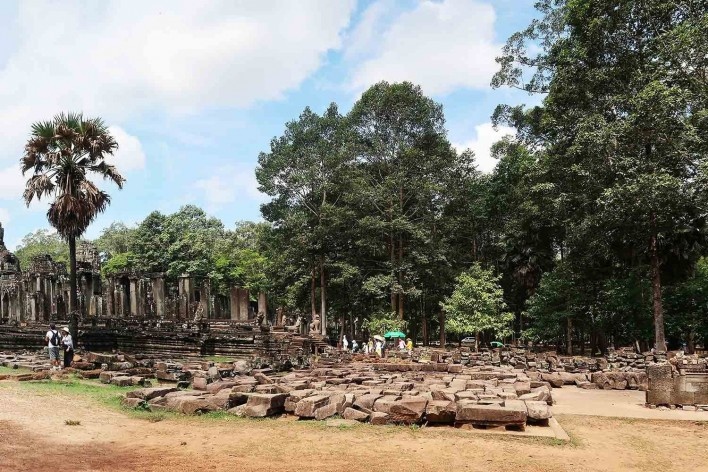Angkor Thom, Templo de Bayon, Camboja<br />Foto Victor Hugo Mori 