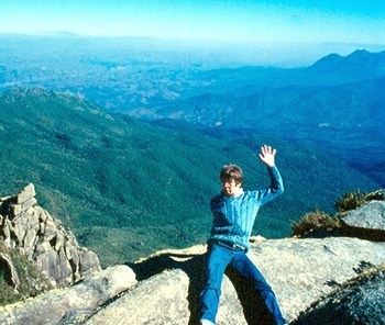 Vladimir Bartalini em Itatiaia<br />Foto Célia Seri Kawai 