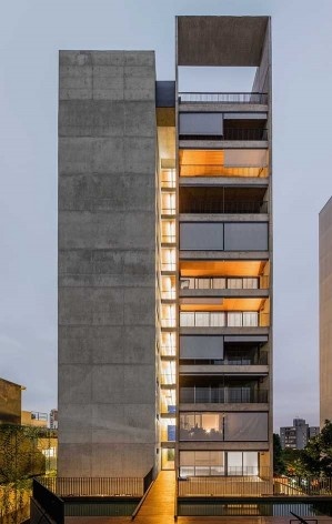 Residencial Huma Klabin, Vila Mariana, São Paulo, 2016, escritório UNA Arquitetos<br />Foto Nelson Kon 