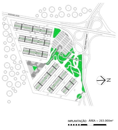 Implantação<br />Imagem dos autores do projeto 