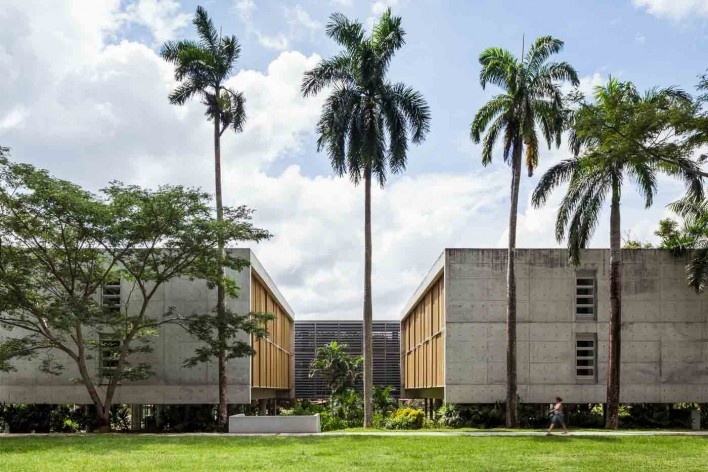 Dormitórios e alojamentos para professores e estudantes, Miraflores, Panamá, 2014. Sic Arquitetura<br />Foto Ana Mello 