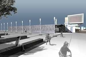 Praça das Águas<br />Imagem dos autores do projeto 