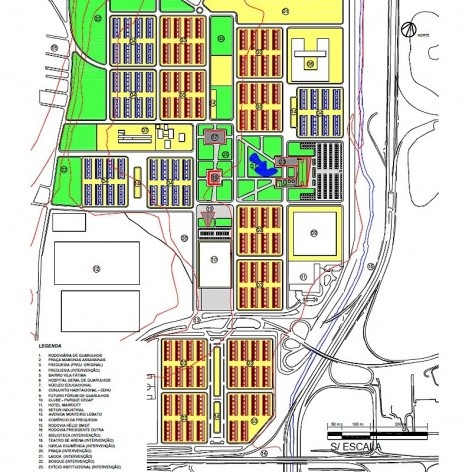 Implantação. Parque CECAP Guarulhos. TFG Thiago Bergamini Silva.<br />divulgação 