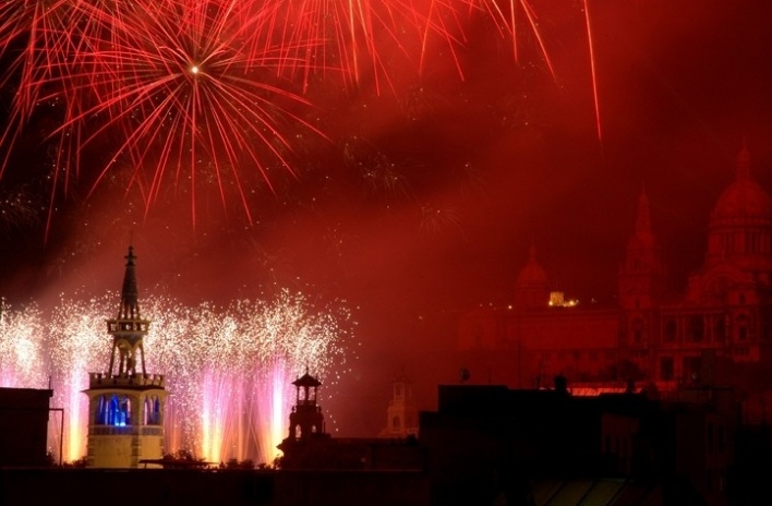 La fiesta de La Mercè, Barcelona, 2009<br />Foto Rodrigo Stocco 