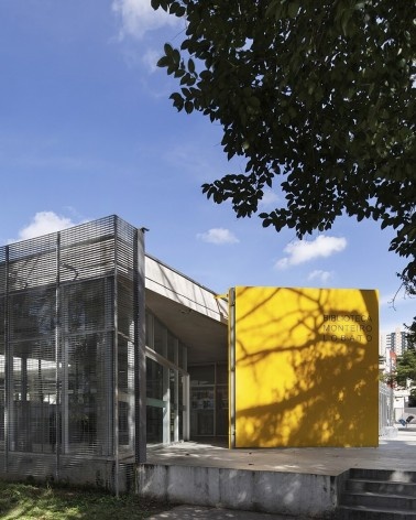 Renovação da Biblioteca Monteiro Lobato, croquis de concepção do projeto. São Bernardo do Campo SP Brasil, 2014. Arquitetos Marta Moreira e Milton Braga / MMBB Arquitetos<br />Foto Federico Cairoli 