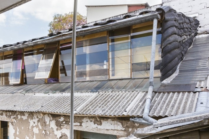 Casa en Construcción, Quito, Ecuador, 2014. Al Borde<br />Foto Carlos Cuenca 
