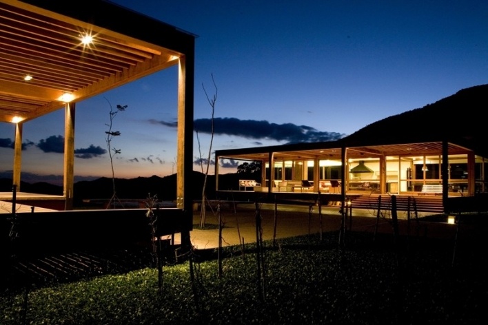 Casa Grelha, Serra da Mantiqueira SP. Forte, Gimenes & Marcondes Ferraz Arquitetos, 2007<br />Foto Leonardo Finotti 