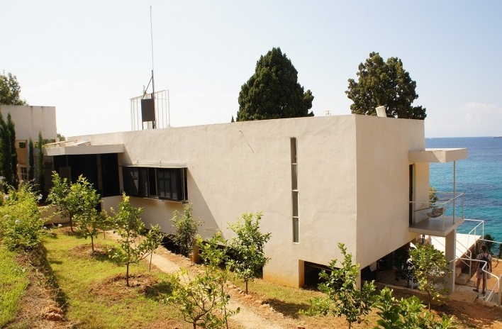 Casa E1027, Roquebrune-Cap-Martin, França. Arquiteta Eileen Gray, 1926-1929<br />Foto Thays Guimarães 