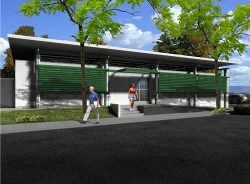 Perspectiva externa <br />Imagem do autor do projeto 