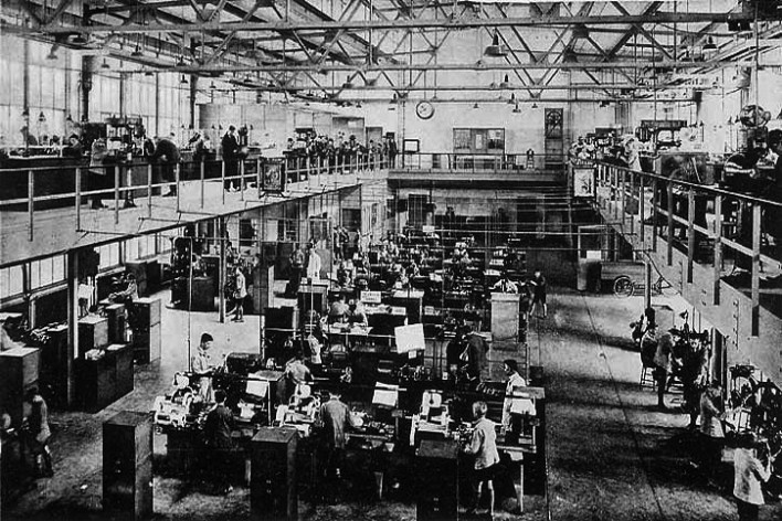 Foto histórica, metalurgia<br />Foto divulgação 