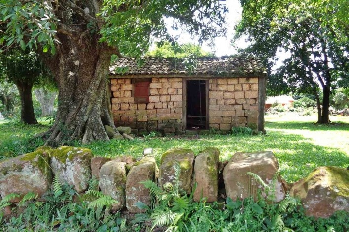 Casa de pedra da Missão de São Nicolau RS<br />Foto Victor Hugo Mori 