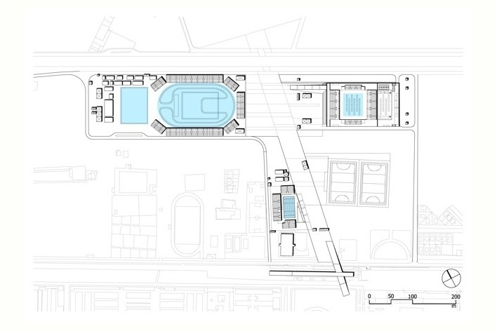 Cluster Deodoro - Centro Nacional de Pentatlo Moderno (MNP)<br />Rio 2016/ BCMF Arquitetos 