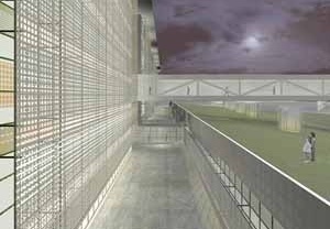 Perspectiva eletrônica - espelho d’água
  	  	 <br />Imagem dos autores do projeto 