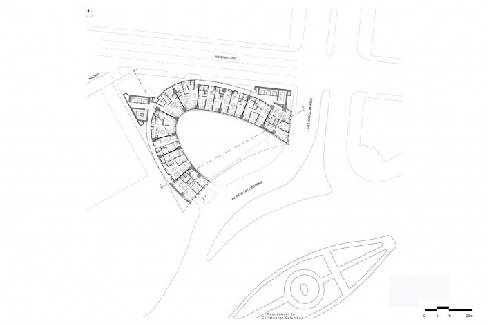 Planta tipo<br />Diseño de los autores del proyecto  [Migdal Arquitectos]