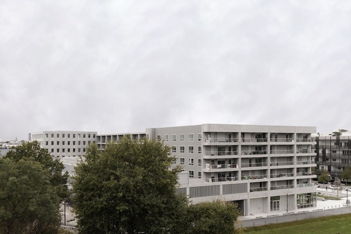 Bottière Chénaie, Nantes, France, 2019. Architects Kees Kaan, Vincent Panhuysen, Dikkie Scipio (authors) / Kaan Architecten<br />Foto/ photo Sebastian van Damme 