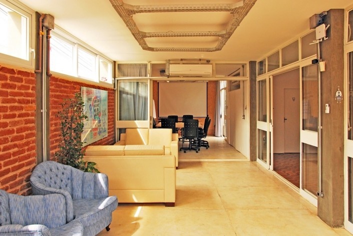 Wikilab Coworking, área de convivência, São Carlos, 2016. Arquiteto José Calijuri Hamra<br />Foto divulgação 