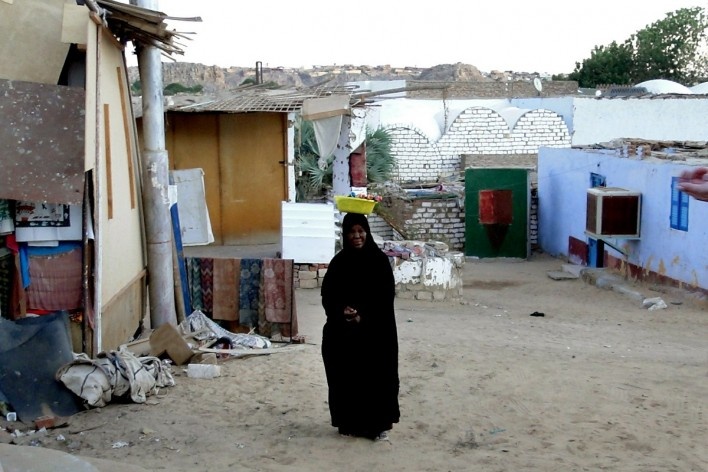 Bairro residencial em Aswan (povo Núbio)<br />Foto Sergio Antonio dos Santos Junior 