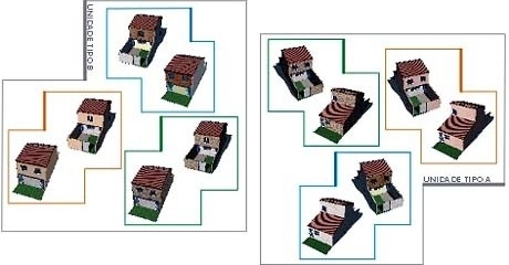 Habitações<br />Imagem dos autores do projeto 