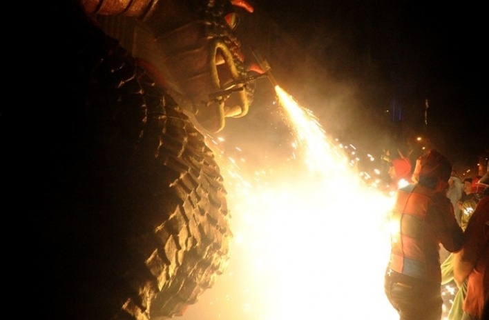 La fiesta de La Mercè, Barcelona, 2009<br />Foto Rodrigo Stocco 