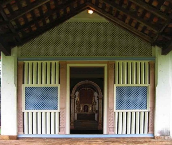 Sítio Santo Antônio, varanda da capela, São Roque<br />Foto Victor Hugo Mori 