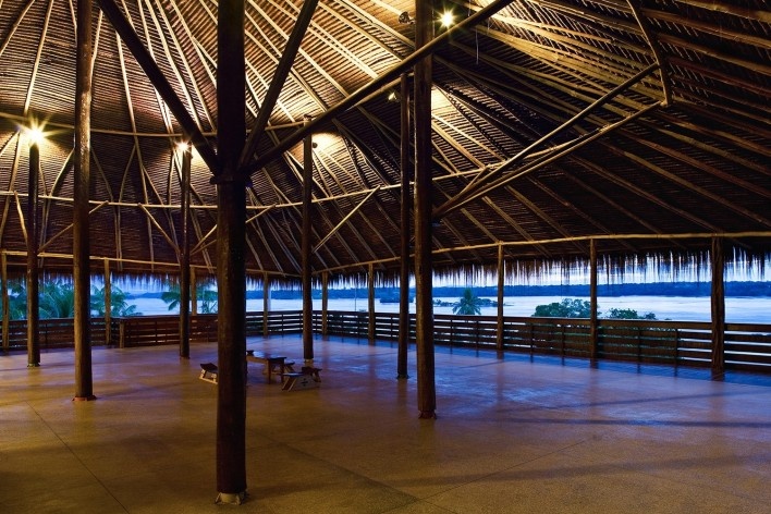 Instituto Socioambiental – ISA, São Gabriel da Cachoeira AM, 2006, escritório Brasil Arquitetura<br />Foto Daniel Ducci 