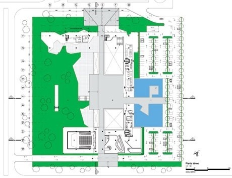 Planta do pavimento térreo<br />Imagem dos autores do projeto 