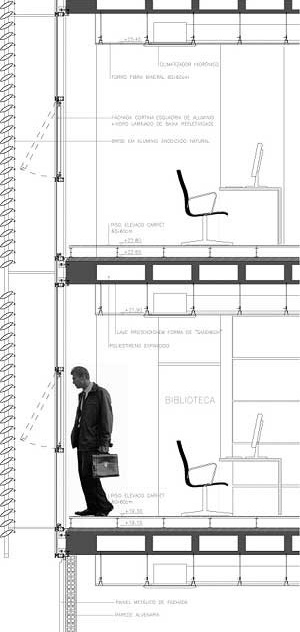 Secção construtiva<br />Imagem do autor do projeto 