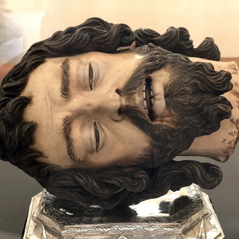 Juan de Mesa, Cabeça de São João Batista, 1625<br />Foto José Lira  [Acervo da Catedral de Sevilha]