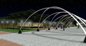 Espaço para feiras e eventos<br />Imagem do autor do projeto 