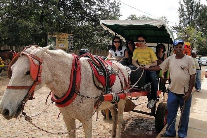 City tour em Tiradentes, com guia local também cocheiro<br />Foto divulgação 