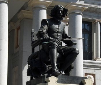 Estátua de Velázquez, em frente ao Museu do Prado<br />Foto Ana Paula Spolon 