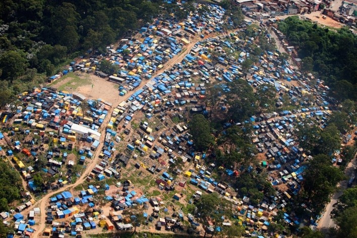 Vila Nova Palestina, ocupação do Movimento dos Trabalhadores Sem Teto – MTST no extremo sul da capital, São Paulo SP<br />Foto Tuca Vieira 
