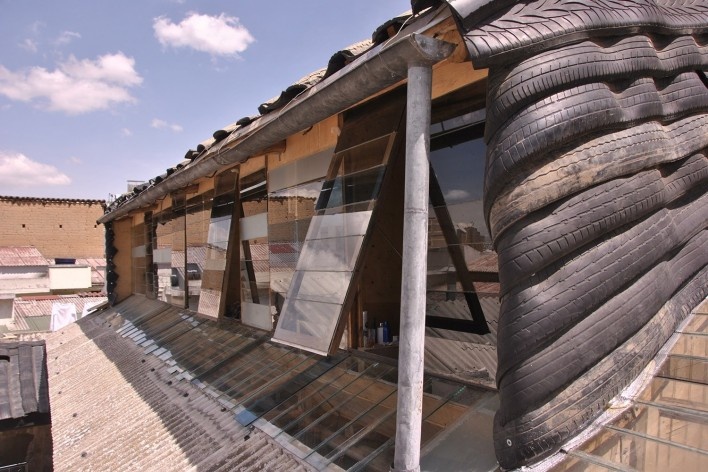 Casa en Construcción, Quito, Ecuador, 2014. Al Borde<br />Foto Melanie Kautz 