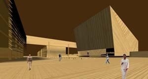 Palco externo<br />Imagem do autor do projeto 