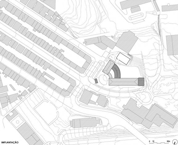 Escola Marquesa de Alorna, implantação, Lisboa, 2008-2012<br />Imagem divulgação 