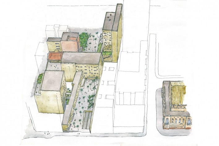 Croqui da Praça das Artes [Brasil Arquitetura]