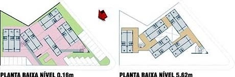 Plantas baixas<br />Imagem dos autores do projeto 