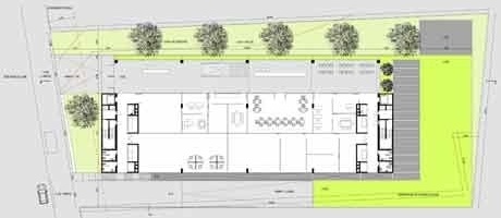 Planta pavimento térreo<br />Imagem de Marcos A. Jobim 