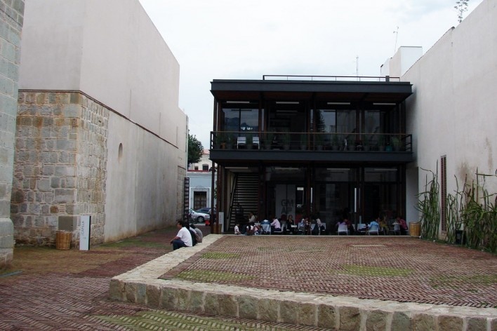 Intervención en el ex convento de San Pablo, arquitecto Mauricio Rocha Iturbide, Oaxaca, México, 2011<br />Foto Humberto González Ortiz 