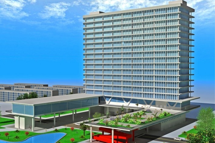 Perspectiva. Parque CECAP Guarulhos. TFG Thiago Bergamini Silva.<br />divulgação 
